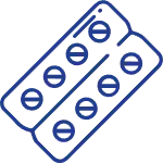 Tablet and caplet manufacturing icon
